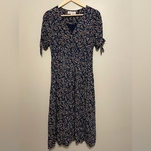 Blue floral dress, originally from Called to Surf